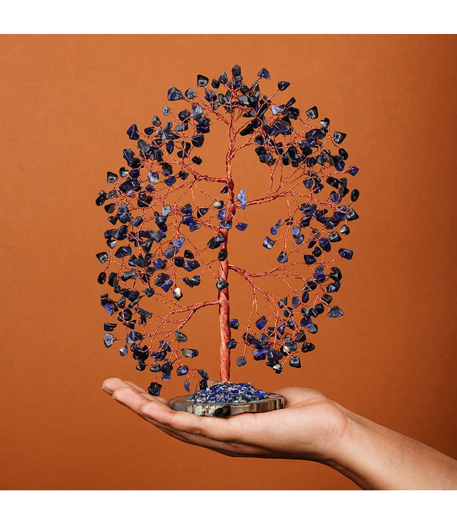 Sodalite Slice Base Tree