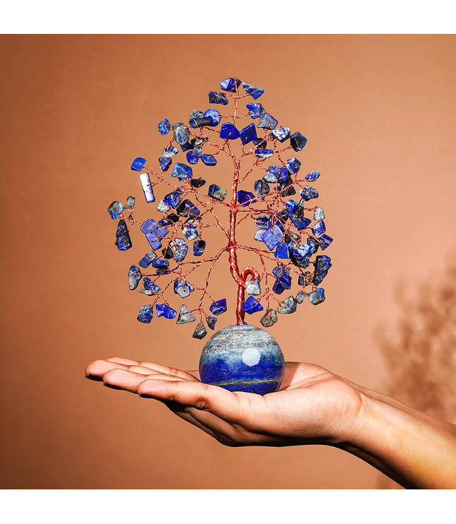 Lapis Lazuli  Ball Base Tree