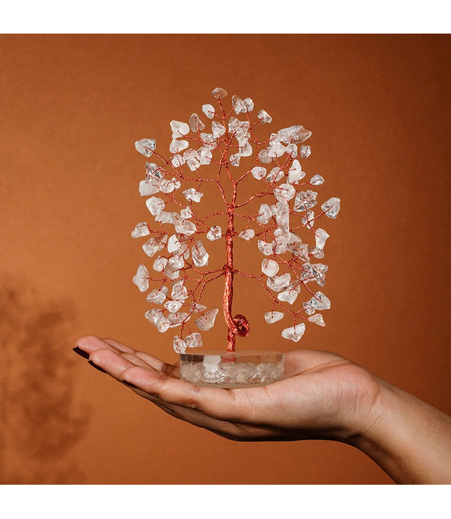 Clear Quartz Orgone Base Tree