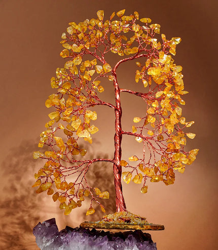 Citrine Slice Base Tree