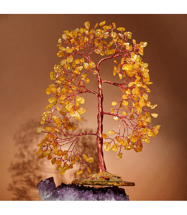 Citrine Slice Base Tree