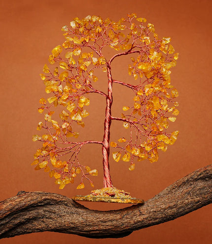 Citrine Slice Base Tree