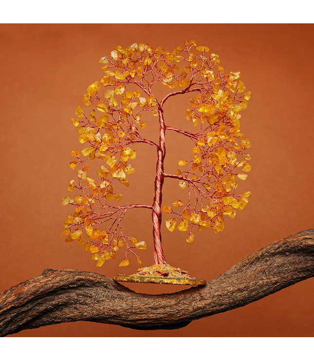 Citrine Slice Base Tree
