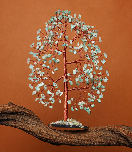 Amazonite Slice Base Tree