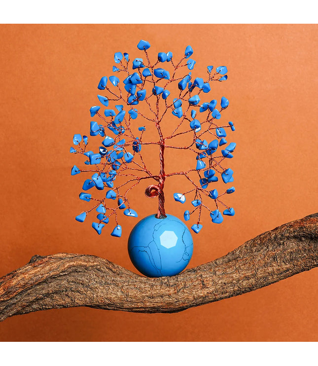 Turquoise Ball Base Tree
