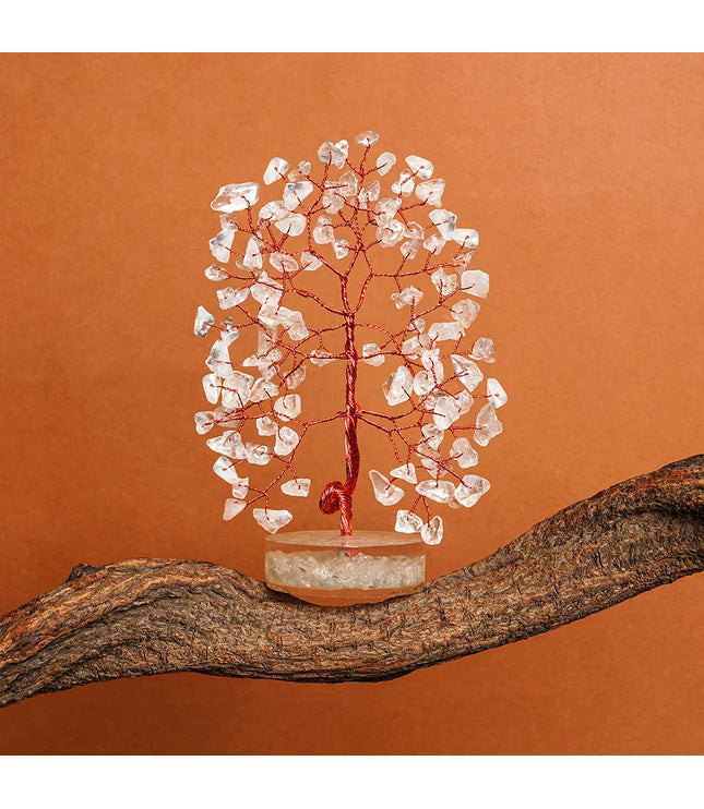 Clear Quartz Orgone Base Tree