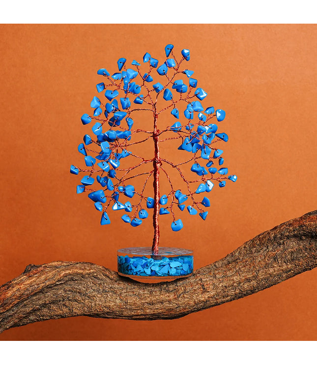 Turquoise Orgone Base Tree