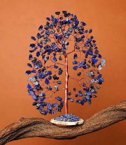 Lapis Lazuli Slice Base Tree