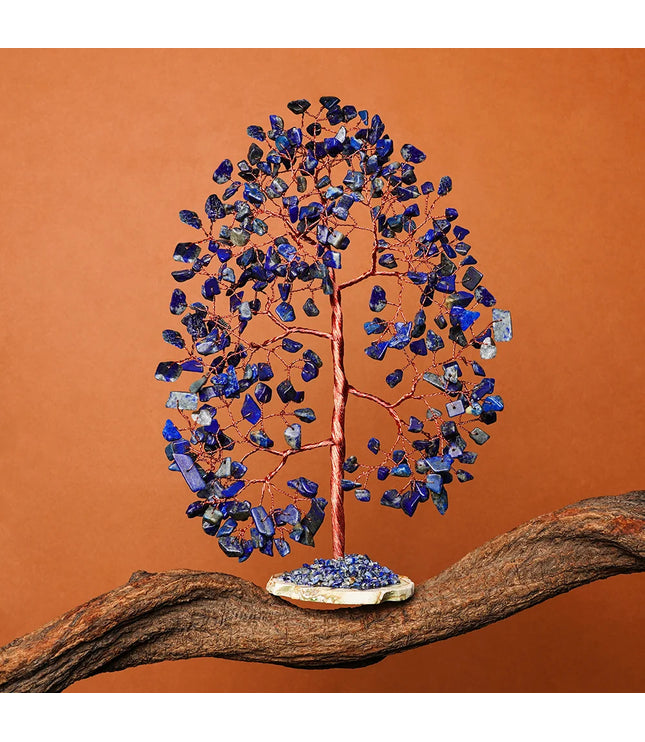 Lapis Lazuli Slice Base Tree