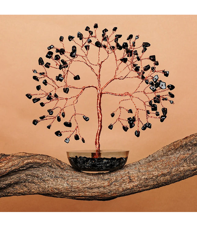 Black Obsidian Orgone Base Tree