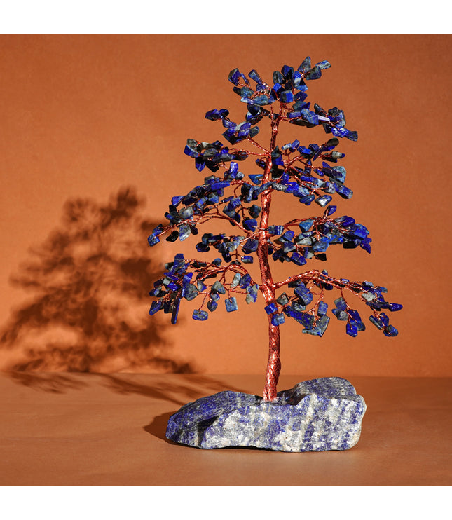 Lapis Lazuli Stone Base Tree