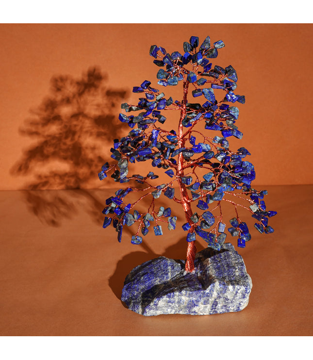 Lapis Lazuli Stone Base Tree