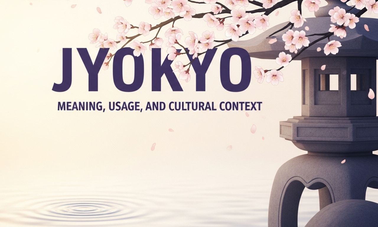 Jyokyo: Meaning, Usage, and Cultural Context